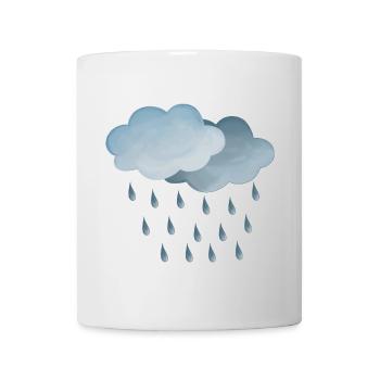 Weather Rain-Clouds Symbol - Mug - white - Front