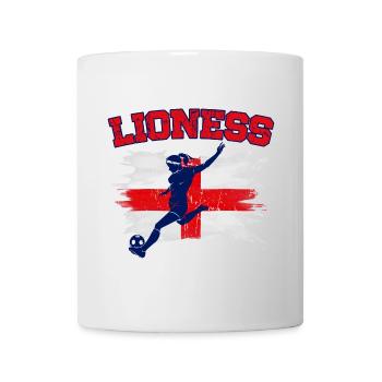 Championnes d’Angleterre de football féminin Lionnes 2025 - Mug blanc - blanc - Devant
