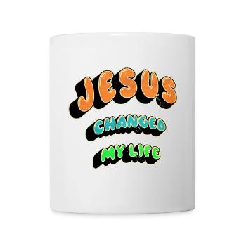 Jesus changed my life - Mug - white - Front