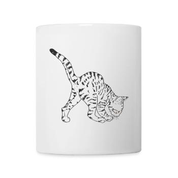 Black Cat - Mug - white - Front