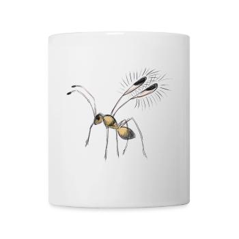 Tiny Fairyfly drawing - Mug - white - Front