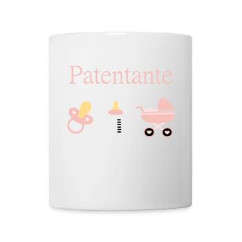 Patentante Geburt Mädchen Taufe - Tasse - Weiß - Vorne