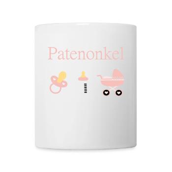 Patenonkel Geburt Mädchen Taufe - Tasse - Weiß - Vorne
