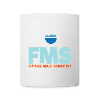 Futur scientifique masculin - Mug blanc - blanc - Devant
