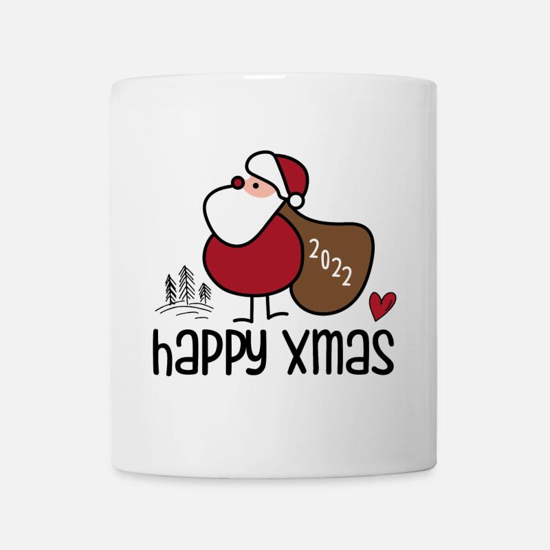 Père Noël festif - Mug blanc - blanc