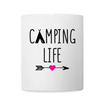 Camping Life - Mug - white - Front