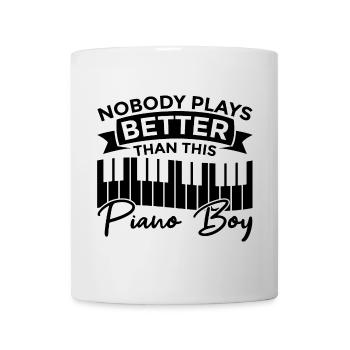 Garçon de piano - Mug blanc - blanc - Devant