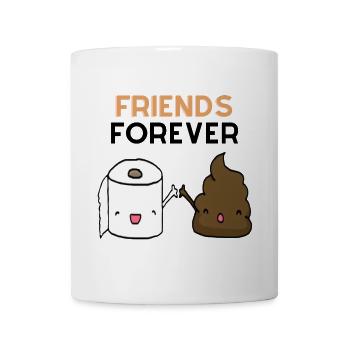 Freunde Forever: High-Five Toilettenpapier - Tasse - Weiß - Vorne