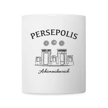 Iran, Persépolis, site de fouilles - Mug blanc - blanc - Devant