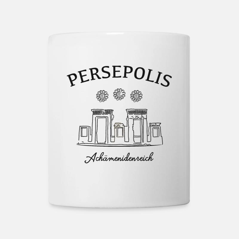 Iran, Persepolis, excavation site - Mug - white