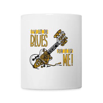 Guitar play it for me - Mug - white - Front