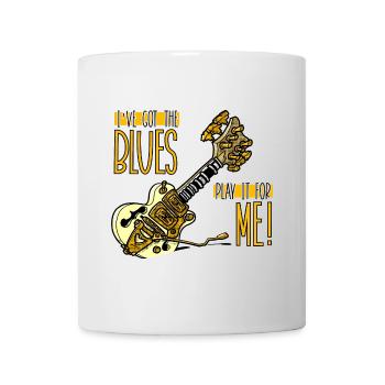 Guitar play it for me COLOR - Mug - white - Front