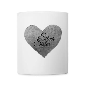 SilverSister Heart - Tasse - Weiß - Vorne