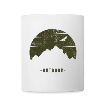 Geh raus und erkunde draußen - Tasse - Weiß - Vorne