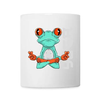Frog Yoga - Mug - white - Front