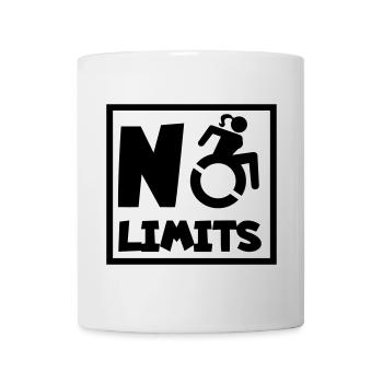 No limit for female wheelchair users* - Mug - white - Front