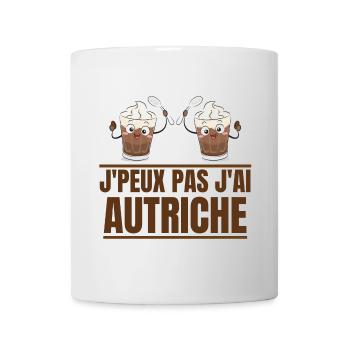 Autriche, Vienne - Mug blanc - blanc - Devant