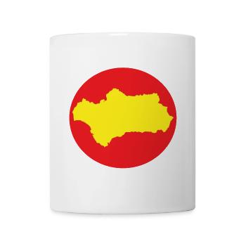Red and yellow Andalusia - Mug - white - Front