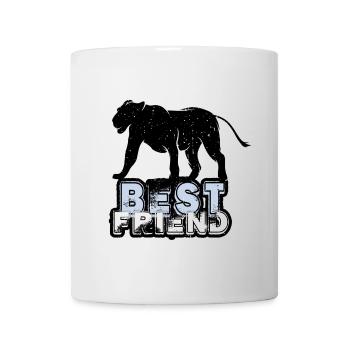 Best Friend Lion | Löwe - Tasse - Weiß - Vorne
