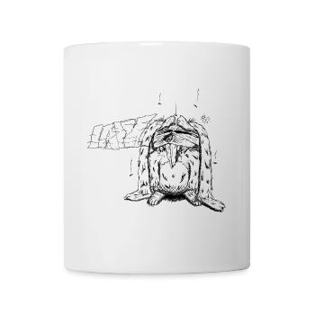 Lazy Rabbit - Mug - white - Front