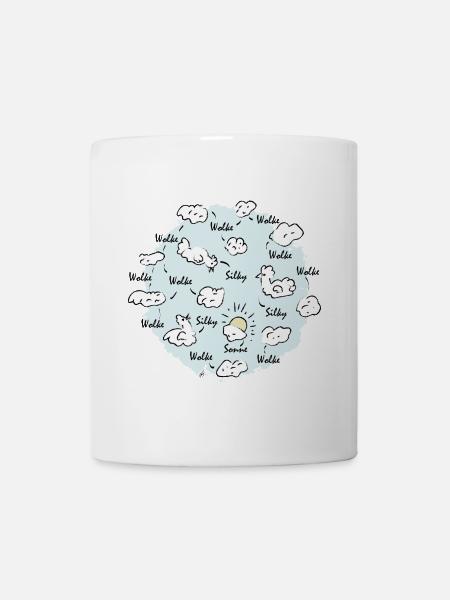 Seidenwolke - Tasse - Weiß