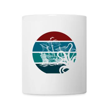 Nautischer Friedenssymbol Ventilator Grafik - Tasse - Weiß - Vorne