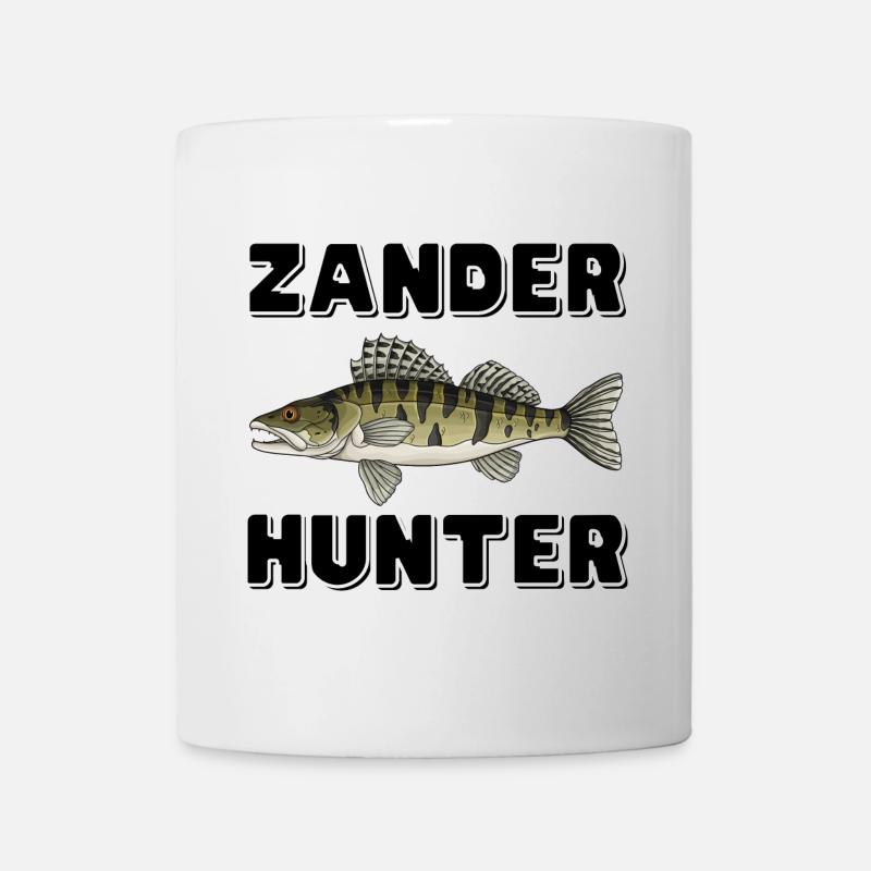 Zander Hunter – Predator-Angelhemd - Tasse - Weiß