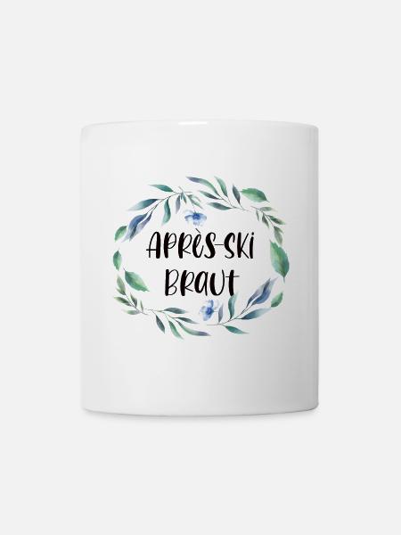 Junggesellenabschied Après Ski Braut Geschenk - Tasse - Weiß