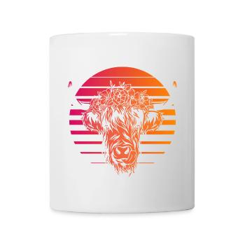 Scottish Highlands Highland Cattle Highland Cow - Mug - white - Front