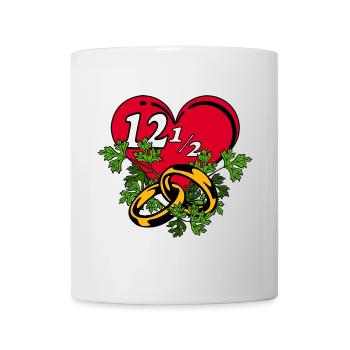 Parsley Wedding,12,5 Years,Wedding Anniversary(25) - Mug - white - Front