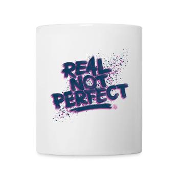 Real not perfect - Mug blanc - blanc - Devant