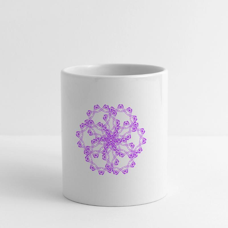 Random patterns circled Mug