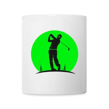 Golf, Golf, Vintage Golf - Tasse - Weiß - Vorne