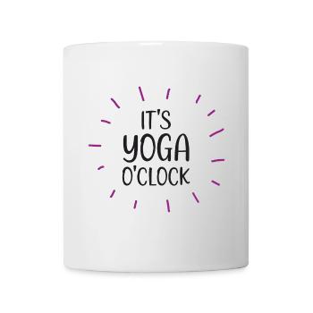 C’est Yoga O’clock - Mug blanc - blanc - Devant