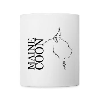 Maine Coon Profile Cats Cat Wilsigns - Mug - white - Front