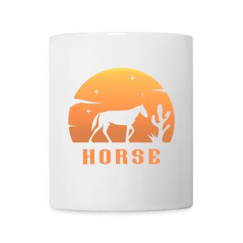 horse, horse, western, cowboy, country - Mug - white - Front