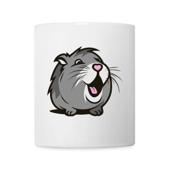 Cheerful Guinea pig / Hamster – Heart - Mug - white - Front