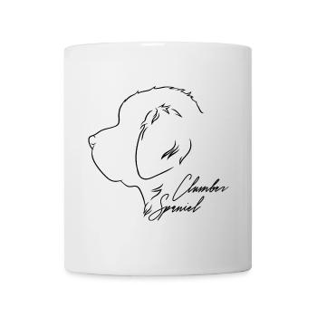 Clumber Spaniel Profile Dogs Dog Wilsigns - Mug - white - Front