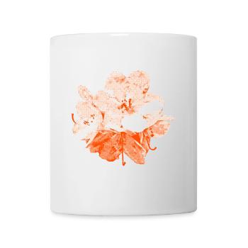Orange Blossoms Flowers Flower Power Garden Gift - Mug - white - Front