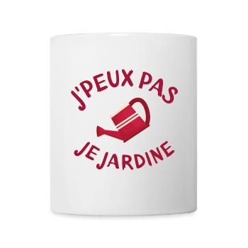 jardinage, jardiner, jardinier, super jardinier - Mug blanc - blanc - Devant