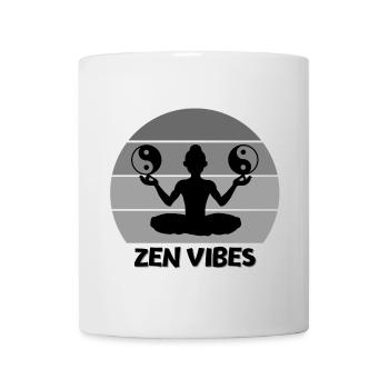 zen vibes, zen vibe, meditation - Mug - white - Front