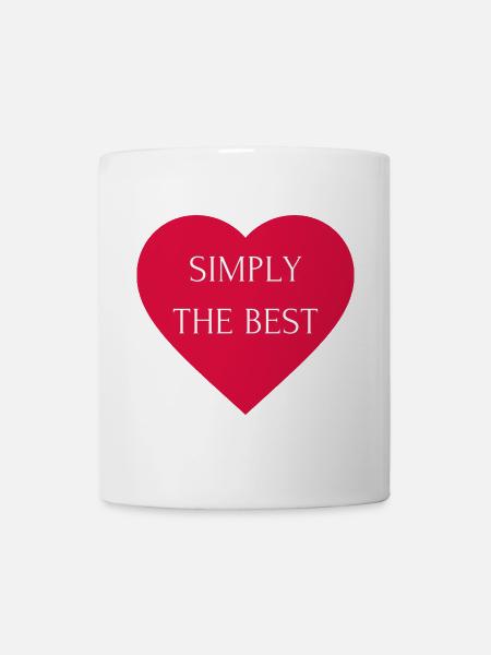 Simply the Best - Tasse - Weiß