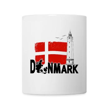 Denmark Blavand Fyr Lighthouse Holiday - Mug - white - Front