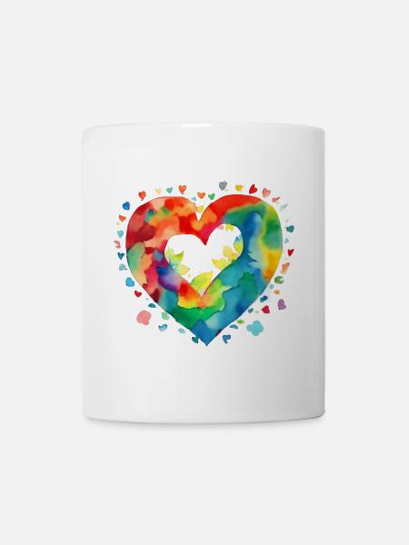 Herz - Tasse - Weiß