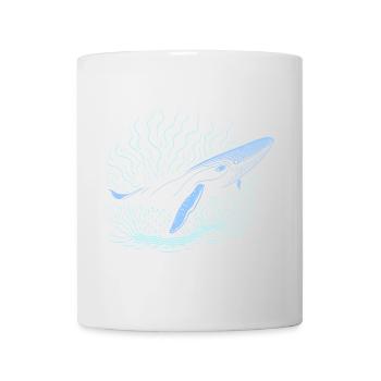 Big whale - Mug - white - Front