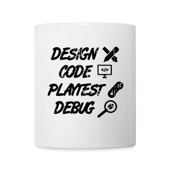 Design Code Playtest Debug - Mug - white - Front