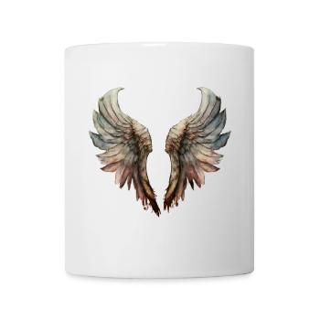 Pastel Watercolor Wings - Mug - white - Front