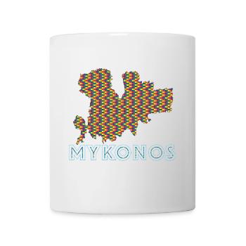 Fierté de Mykonos - Mug blanc - blanc - Devant