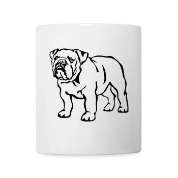 Bouledogue anglais - Mug blanc - blanc - Devant