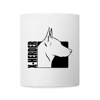 X Profil de berger Chiens Chien Chien Sports Wilsigns - Mug blanc - blanc - Devant